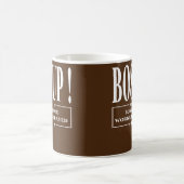 Boss Up Bosses werden lustig für Männer bezahlt Kaffeetasse (Mittel)