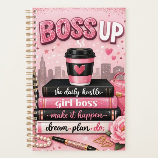 Boss Up Business Planner Journal Planer (Vorderseite)