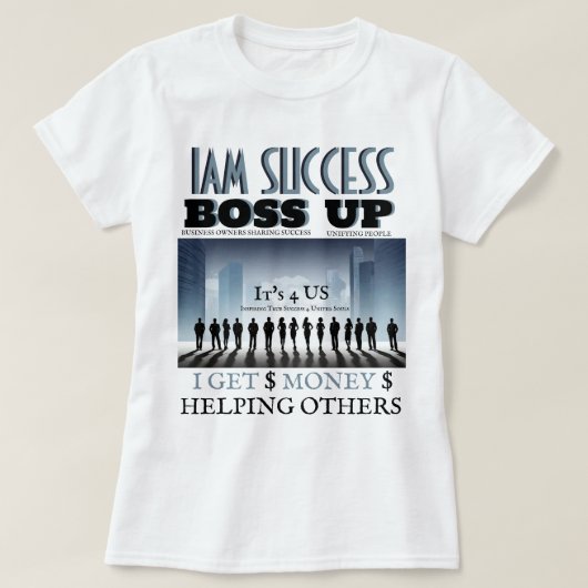 BOSS-UP-T - Shirt (Design vorne)