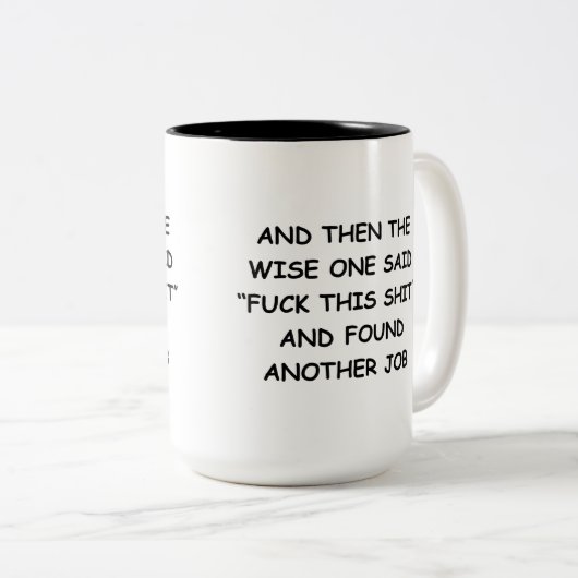 Boss Verlassend Tasse ist ein großartiges Abschied (VorderseiteRechts)