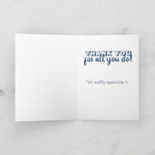 Boss Vielen Dank für Ihre Anerkennung Karte (Innenseite)