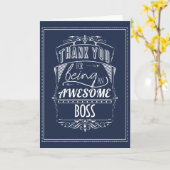 Boss Vielen Dank für Ihre Anerkennung Karte (Gelbe Blume)