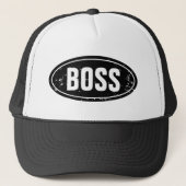 BOSS Vintager LKW-Hut Truckerkappe (Vorderseite)
