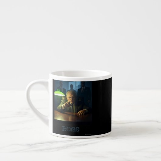 Boss w text espresso Tasse zweiseitig (Links)