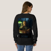 Boss w Text Frauen schwarzes Sweatshirt zurück (Schwarz voll)