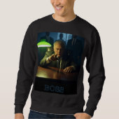 Boss w text men Black Sweatshirt (Vorderseite)