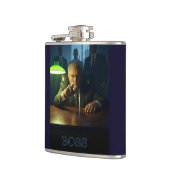 Boss w Text umhüllte Flasche Flachmann (Links)