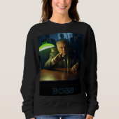 Boss w text women Black Sweatshirt (Vorderseite)