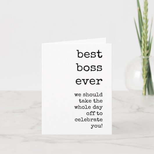 Boss Wertschätzung, Beste Boss je Karte (Vorderseite)