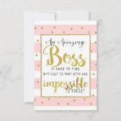 Boss-Wertungswoche Karte (Vorderseite)