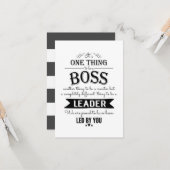 Boss-Wertungswoche Karte (Vorderseite/Rückseite Beispiel)