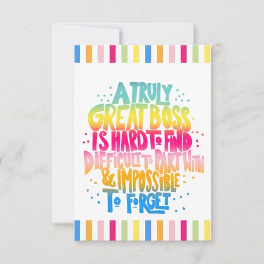 Boss-Wertungswoche Karte (Vorderseite)