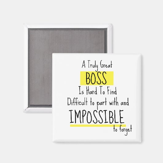 Boss-Wertungswoche Magnet (Vorderseite/Rückseite)