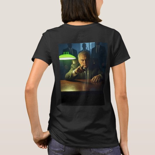 Boss Women Schwarzer T - Shirt zurück (Rückseite)