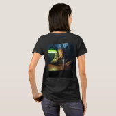 Boss Women Schwarzer T - Shirt zurück (Schwarz voll)