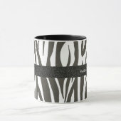 Boss: "World's Best Boss" Zebra Stripes Tasse (Zentrum)