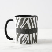 Boss: "World's Best Boss" Zebra Stripes Tasse (Links)