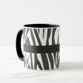 Boss: "World's Best Boss" Zebra Stripes Tasse (Vorderseite Links)