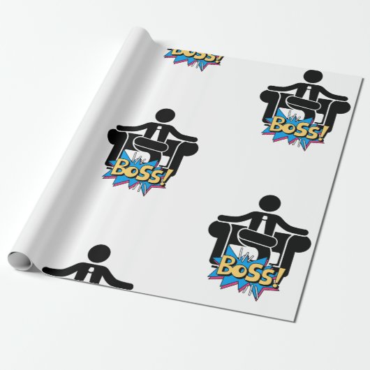 Boss Wrapping Paper Geschenkpapier (Ungerollt)