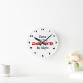 Boss/Zombie Hunter Runde Wanduhr (Zuhause)