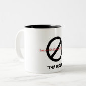 Boss-Zuhause-Tasse Zweifarbige Tasse (Vorderseite Links)