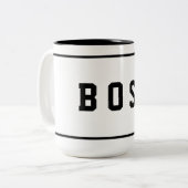 Boss Zweifarbige Tasse (Vorderseite Links)