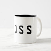 Boss Zweifarbige Tasse (VorderseiteRechts)