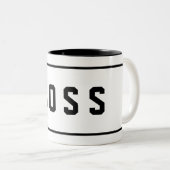 Boss Zweifarbige Tasse (VorderseiteRechts)