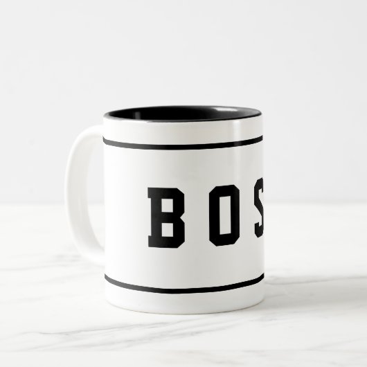 Boss Zweifarbige Tasse (Vorderseite Links)