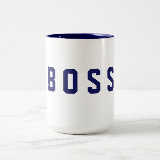 Boss Zweifarbige Tasse (Mittel)