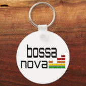 Bossa Nova Music mit Stereo Equalizer Schlüsselanhänger (Vorderseite)