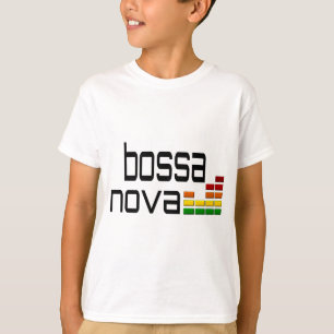 Bossa Nova-Musik mit Stereoentzerrer T-Shirt