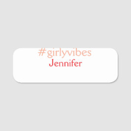 Bossbabe hashtag hellrosa hinzufügen Name Mädchen- Namensschild