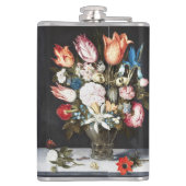 Bosschaert Blume im Glasbarock Flachmann (Rückseite)