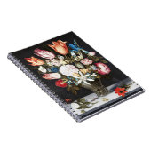 Bosschaert Blume im Glasbarock Notizblock (Rechte Seite)