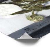 Bosschaert Blume im Glasbarock Poster (Ecke)