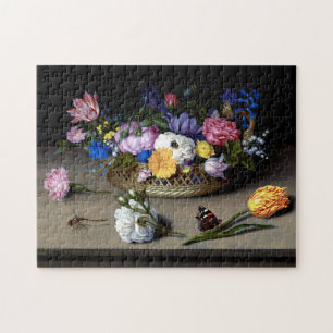 Bosschaert Blume Still Life Insekten Niederländisc Puzzle