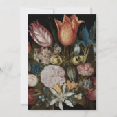 Bosschaert's "Blume in einem Glas" Die Nacht vor Einladung (Rückseite)