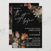 Bosschaert's "Blume in einem Glas" Die Nacht vor Einladung (Vorne/Hinten)