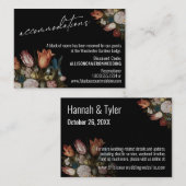 Bosschaert's "Blume in einem Glas" Unterkünfte Begleitkarte (Vorne/Hinten)