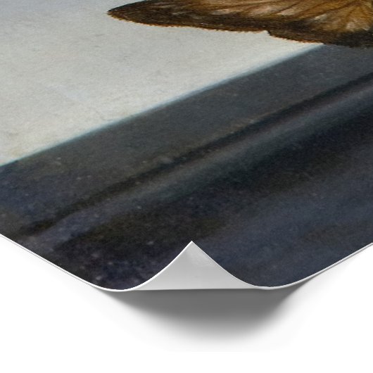 Bosschart Stillleben mit Blume Poster (Ecke)