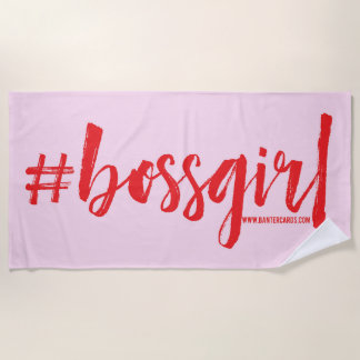 Bossgirl-Strandtuch Strandtuch