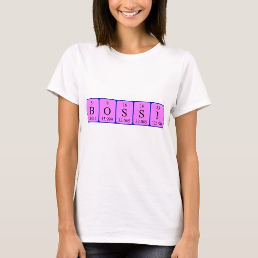 Bossi Periodenname Shirt (Vorderseite)