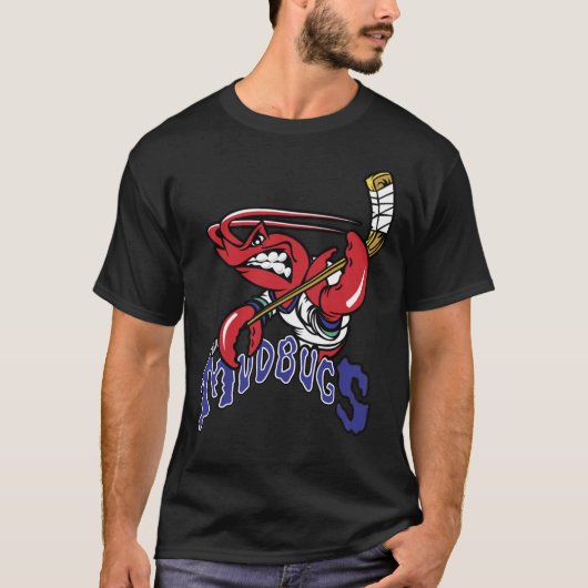 Bossier Shendeport Mudbugs Ice Hockey Classic T-Sh T-Shirt (Vorderseite)