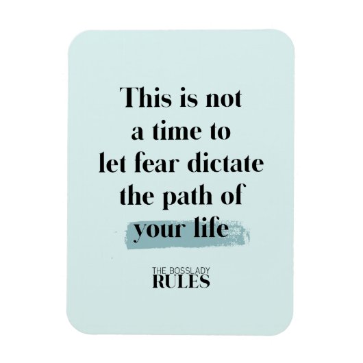 BossLady regiert Unternehmerinnen Motivierend Magnet (Vertikal)