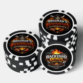 Bossmans Hinterhof-Essen Pokerchips (Stapel)