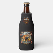 Bossmans Red White & Brew Dad Flaschenkühler (Flaschenvorderseite)