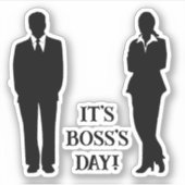 Boss's Day Aufkleber (Vorderseite)