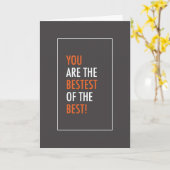 Boss's Day, Beste des Besten Karte (Gelbe Blume)