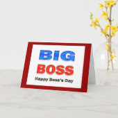 Boss's Day Big Boss Karte (Gelbe Blume)